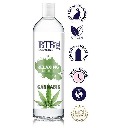 BTB Water Based Cannabis Lubricant 250ml - Image 3