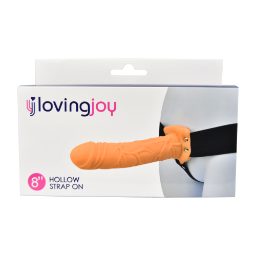 Loving Joy 8 Inch Hollow Strap On - Image 7
