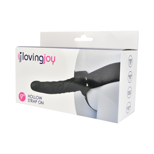 Loving Joy 9 Inch Hollow Strap On - Image 7
