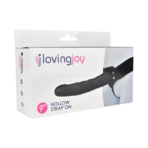 Loving Joy 9 Inch Hollow Strap On - Image 6