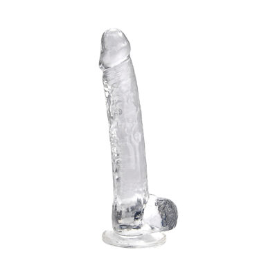 Alternative view of Loving Joy 11 Inch Dildo with Balls Clear