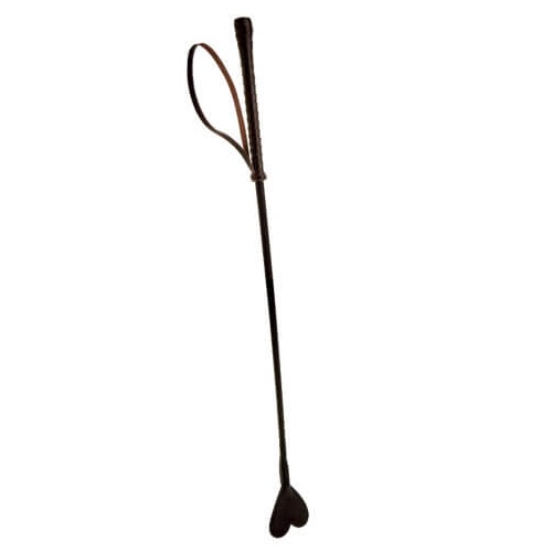 BOUND Nubuck Leather Heart-Shaped Crop - Image 3