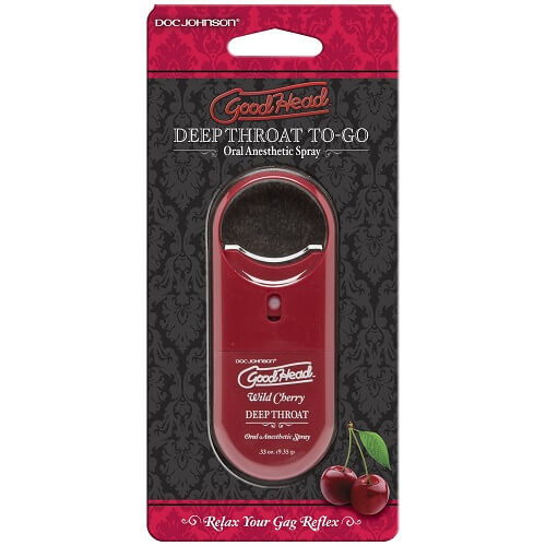 Doc Johnson GoodHead To-Go - Deep Throat Spray - Wild Cherry - Image 3
