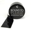 Bound to Please Bondage Tape Black