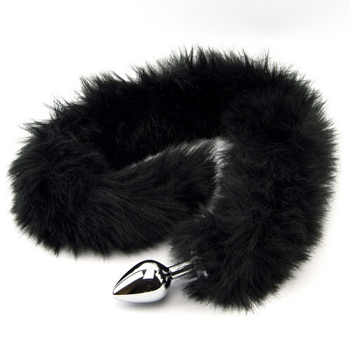 Furry Fantasy Black Panther Tail Butt Plug - Image 3