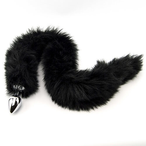 Furry Fantasy Black Panther Tail Butt Plug - Image 4