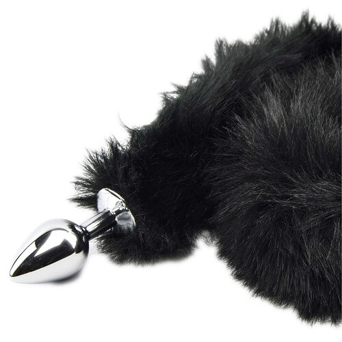 Furry Fantasy Black Panther Tail Butt Plug - Image 7