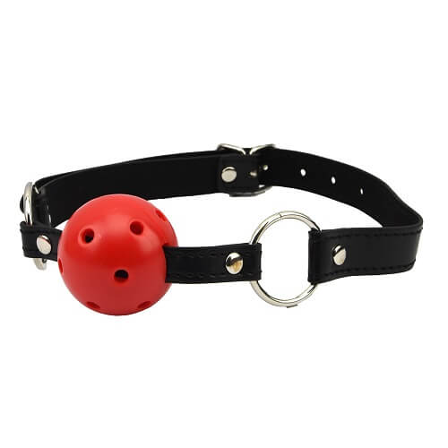 Bound to Please Breathable Ball Gag Red - Image 5