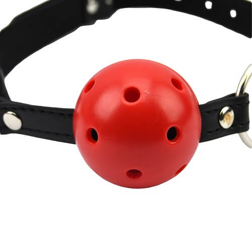 Bound to Please Breathable Ball Gag Red - Image 6