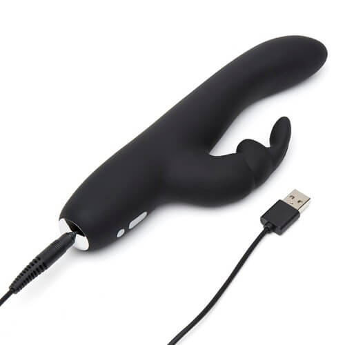 Fifty Shades of Grey Greedy Girl Rechargeable Slimline Rabbit Vibrator - Image 5