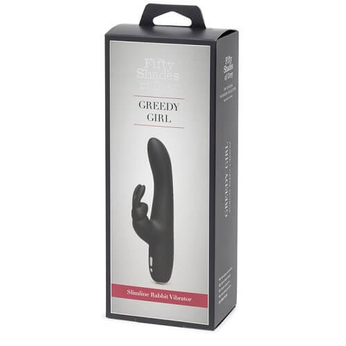 Fifty Shades of Grey Greedy Girl Rechargeable Slimline Rabbit Vibrator - Image 6