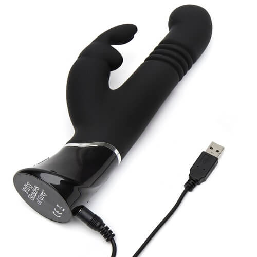 Fifty Shades of Grey Greedy Girl Rechargeable Thrusting G-Spot Rabbit Vibrator - Image 5