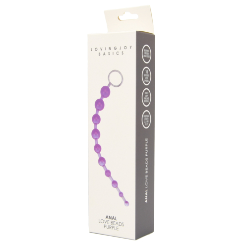 Loving Joy Anal Love Beads Purple - Image 5