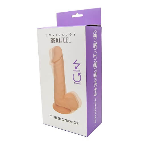 Loving Joy Super Gybrator 7 inch Rotating and Vibrating Dildo - Image 4