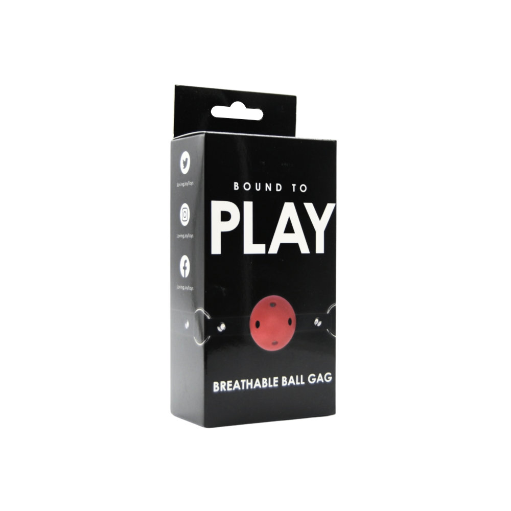 Bound to Play Breathable Ball Gag Red - Image 9