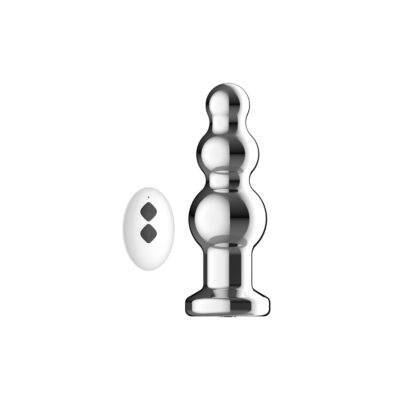 Alternative view of Toosh Remote Controlled Metal Vibrating Anal Beads