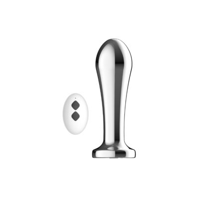 Alternative view of Toosh Remote Controlled Metal Vibrating Anal Plug