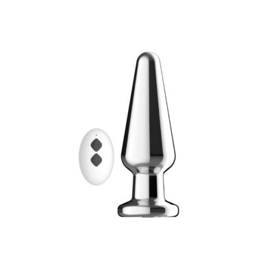 Alternative view of Toosh Remote Controlled Metal Vibrating Butt Plug