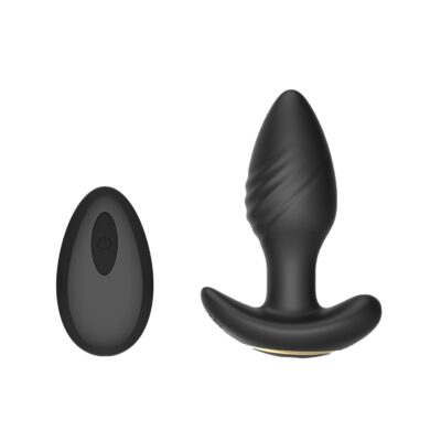 Alternative view of Toosh Remote Controlled Silicone Rotating & Vibrating Butt Plug