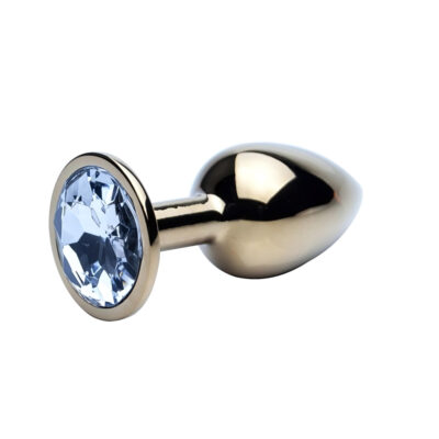 Alternative view of Precious Metals Gold Butt Plug-Small