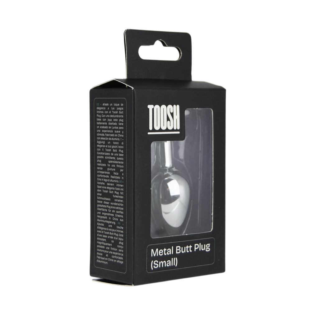 Toosh Heart Shaped Silver with Red Stone Small - Image 10