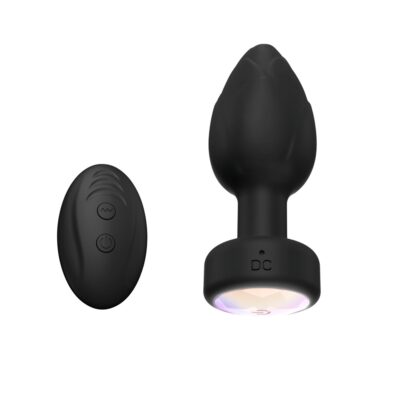 Alternative view of Toosh Remote Controlled Light Up Vibrating Butt Plug
