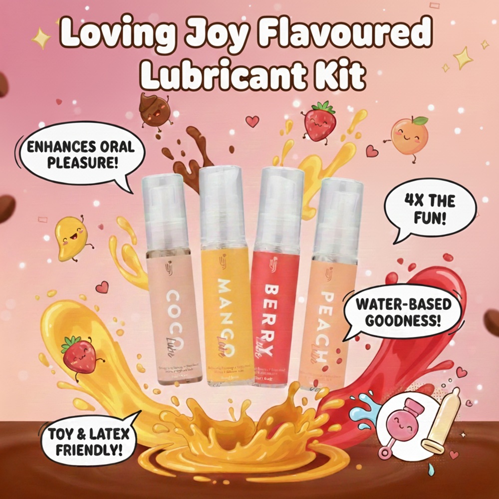 Loving Joy Flavoured Lubricant Set (4 Pack) - Image 10
