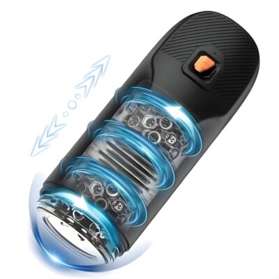 Alternative view of Rev Rotating and Thrusting Male Masturbator