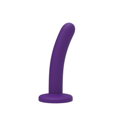 Alternative view of Mina Silk Curved Silicone Dildo 5 Inch