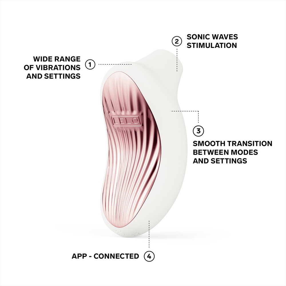 LELO Sona 3 Clitoral Massager Cream - Image 4