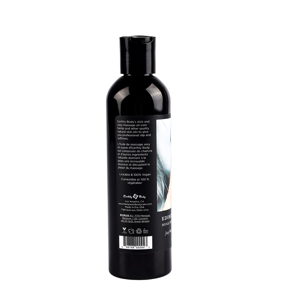 Earthly Body Edible Massage Oil 8oz - Image 3