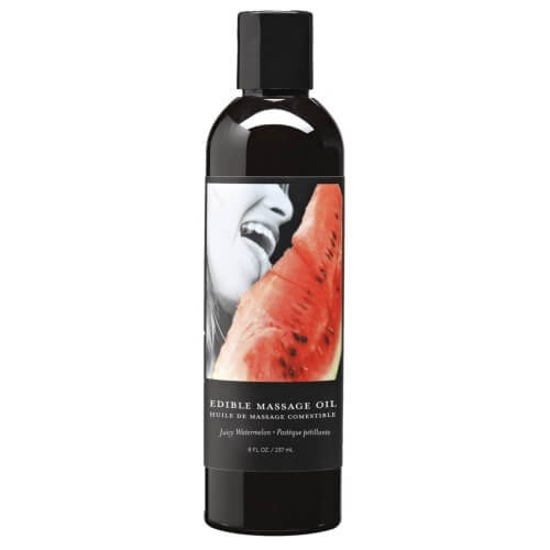 Earthly Body Edible Massage Oil 8oz - Image 2