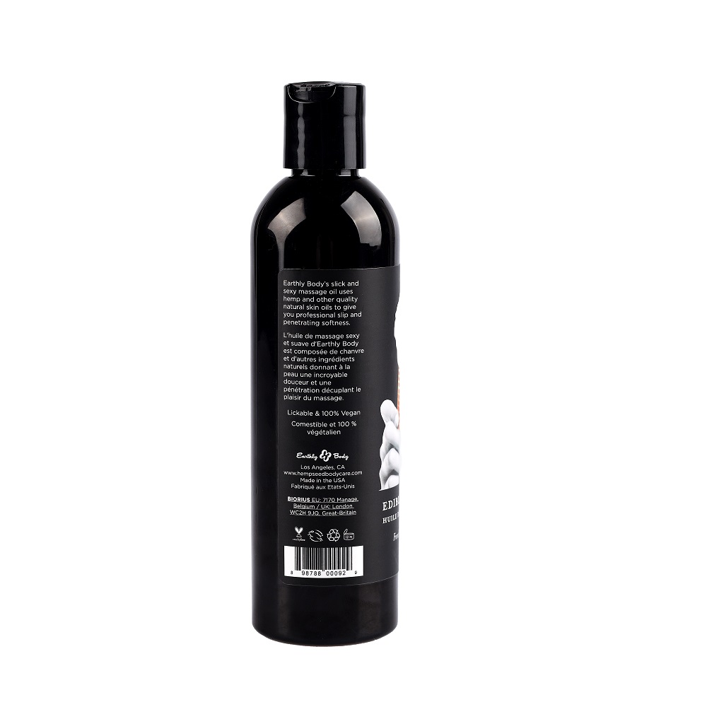 Earthly Body Edible Massage Oil 8oz - Image 5