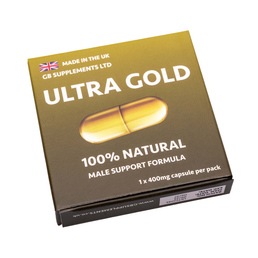 Ultra Gold Male Support and Delay 1 Capsule Pack - Image 6