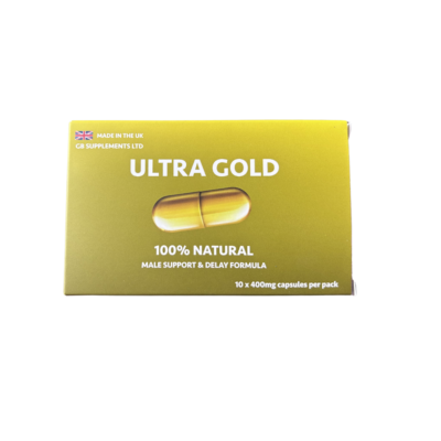 Ultra Gold Male Support and Delay 10 Capsule Pack
