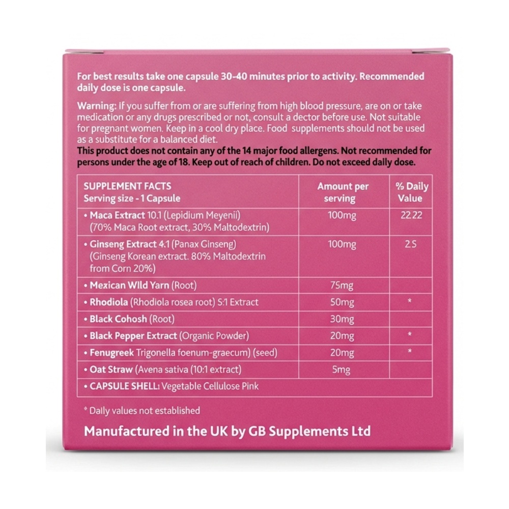 Ultra Pink Female Support 1 Capsule Pack - Image 3