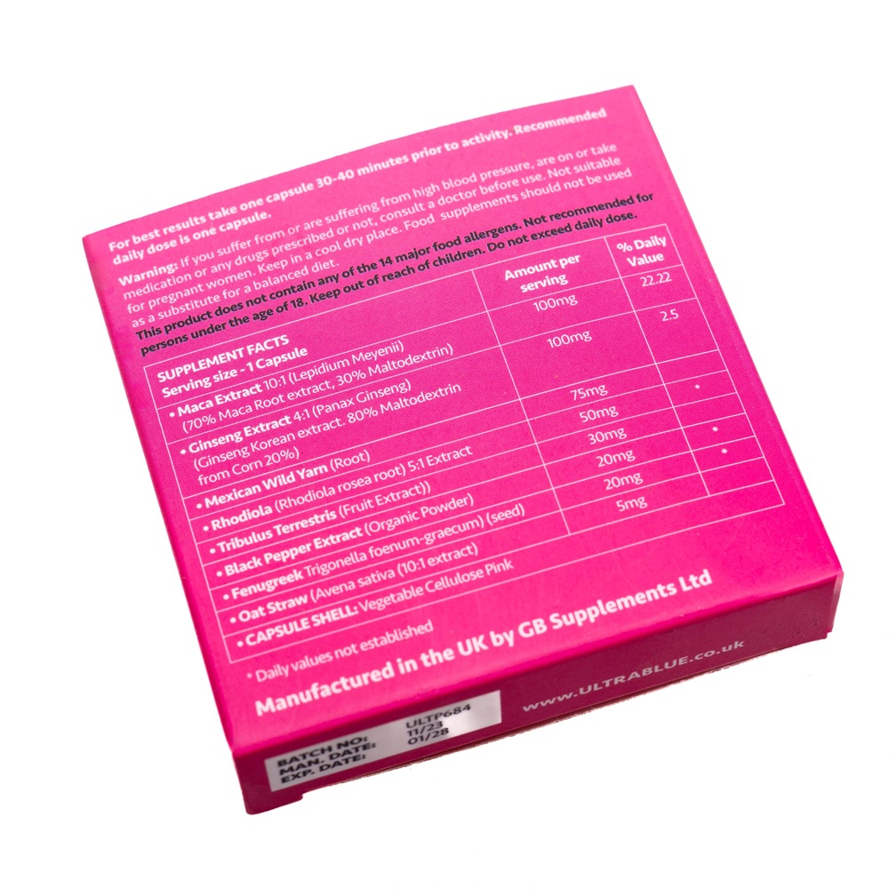 Ultra Pink Female Support 1 Capsule Pack - Image 4