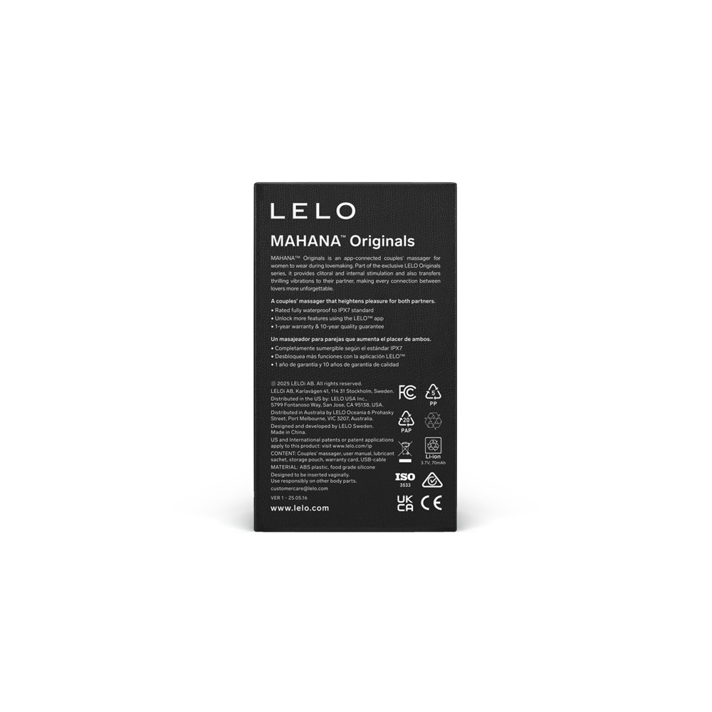 Lelo Originals MAHANA Couples Massager - Image 5
